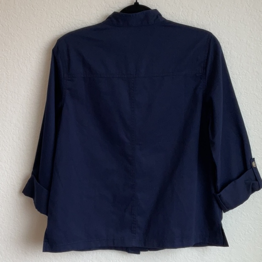 The Tog Shop Navy Button-Up Jacket M - Picture 4 of 5